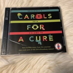 Brand new 2 CD Broadway’s 2016 Volume 18 Carols for a Cure